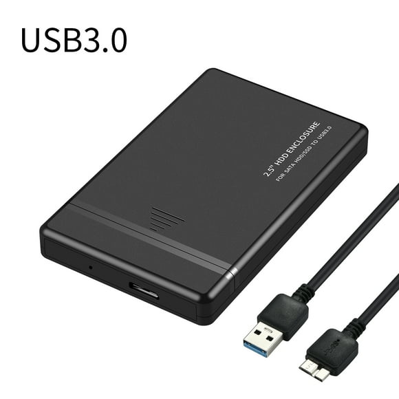 LYD 2.5" HDD SSD Enclosure USB 3.1 Type-C a SATA-III Estuche para disco duro externo sin tornillos, compatible con UASP LYD Periféricos de la computadora