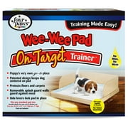 Four Paws Wee-Wee Pad On Target Trainer Dog and Puppy Training Tray 22" x 22.7" (1 Count)