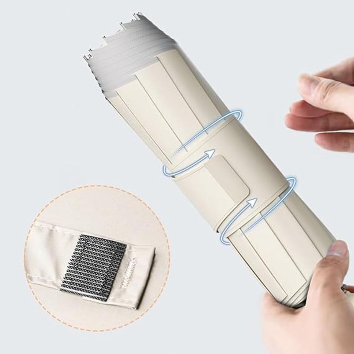 2024 New Ring Buckle Umbrella,Reflective Safety Strip,Sturdy Windproof,Travel Portable Windproof Umbrella,Reverse Automatic Umbrella for Rain & Sun