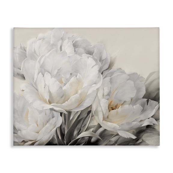Stupell Industries Shabby Chic White Roses Arrangement Canvas Art, 20 x 16, by Igor Levashov