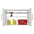 thumbnail image 2 of Prepac's HangUps Upper Storage Cabinet - Elegant and Spacious Wall Cabinets to Maximize Your Storage, 36" Size, Classic White Finish, 2 of 19