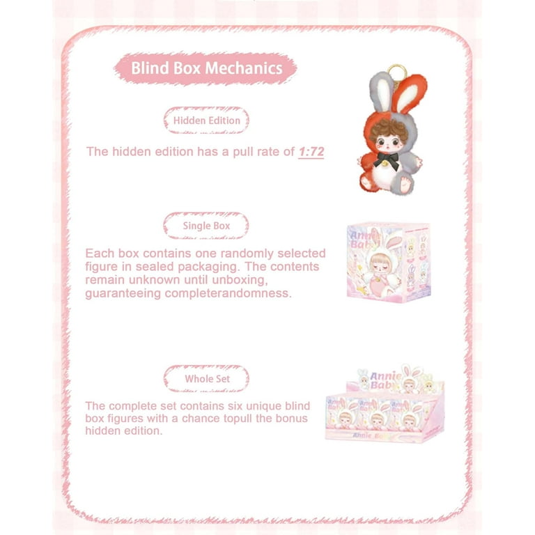 Annie Baby Plush Doll Blind Box Figure 1PCS, Love Descends Series