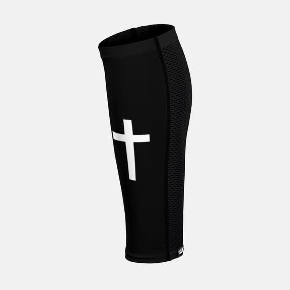 Faith Cross Black Pro Calf Sleeve (Single)