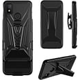 thumbnail image 2 of Compatible with Cricket Icon 4; Hybrid Luxguard Holster Phone Case Cover (Teal Follow Jesus), 2 of 2