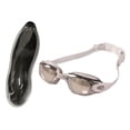 thumbnail image 1 of Gafas de natación cómodas, visión clara, sin fugas Gris plateado, 1 of 9