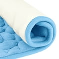 thumbnail image 5 of Unique Bargains 2 Pcs Bath Mat Quick Dry Bath Mats Light Blue 16" x 24"/20" x 32", 5 of 6