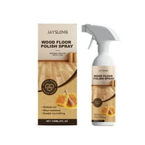Wood Floor Cleaner & Polish Spray – Natural Beeswax, Scratch Repair, Shine Restorer for Hardwood & Laminate Floors