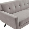 thumbnail image 5 of Modway Engage Herringbone Fabric Sofa in Light Gray, 5 of 8