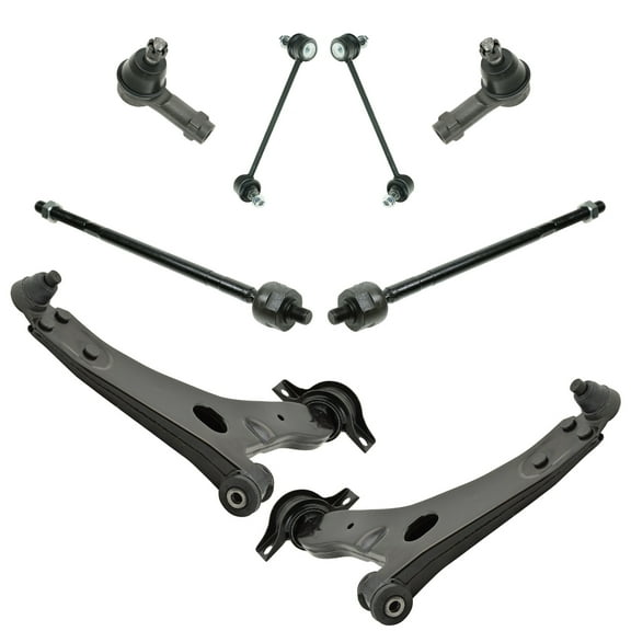 TRQ Steering & Suspension Kit Front LH RH Set of 8 for 06-07 Ford Focus New PSA59177
