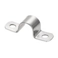 thumbnail image 5 of Uxcell 20mm(0.8") 304 Stainless Steel 2 Holes Rigid Pipe Strap Tension Tube Clamp 2 Pack, 5 of 5