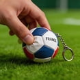thumbnail image 4 of YLOMAY Father's Day Gift Soccer Ball Keychain Stress Relief Toy with 5 Flag Styles Soft Mini Football Keychain for Keys Backpack Sports Fan Gift Party Favor Gift for Dad, 4 of 6