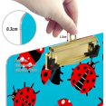 thumbnail image 4 of FMSHPON Ladybugs Clipboard Hardboard Wood Nursing Clip Board and Pull for Standard A4 Letter 13x9 inches, 4 of 7
