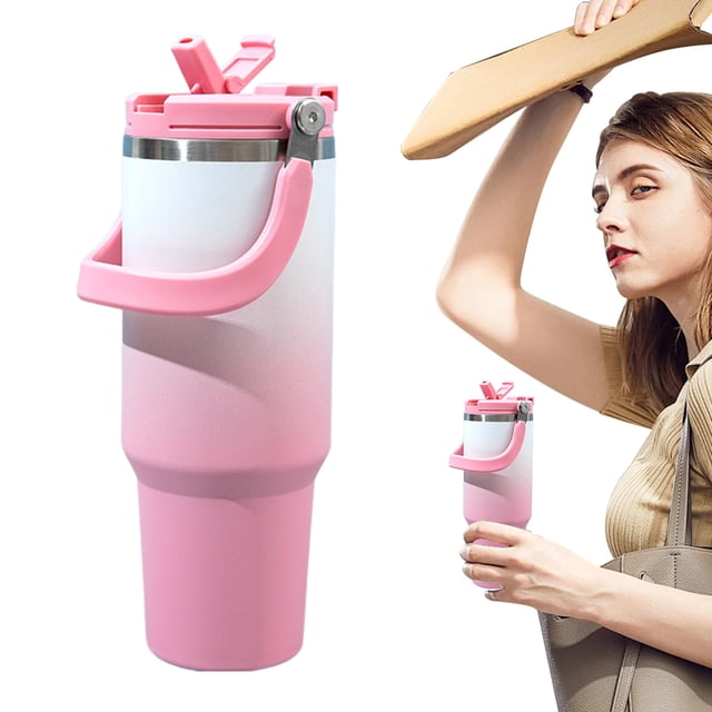 Térmica Vumpler Copa Automóvil Gradiente Aislado Tumador 40 Oz Con Chanche Mantenga El Caliente para Frías Y Calientes