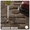 thumbnail image 4 of PABUBE Indoor and Outdoor Doormat,Non-Slip Front Doors Rug Washable,Low Profile Doormat for Inside,Heavy Duty Welcome Mat,Dirt Trapper Outdoor Mat for Front Doors Entryway Rug Entry Rug,Brown,18"x29", 4 of 10