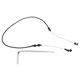 thumbnail image 1 of Cable del acelerador Reemplazo del cable del acelerador de acero inoxidable de 914 mm/36 pulg. con llave AF42‑1101BLK Universal, 1 of 14