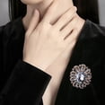 thumbnail image 2 of LYMAYTER Broche Résistante à l'Usure Vintage Libellule - Faux Cristal, Électroplaqué, Non Décolorant, Accessoires de Mode, 2 of 7