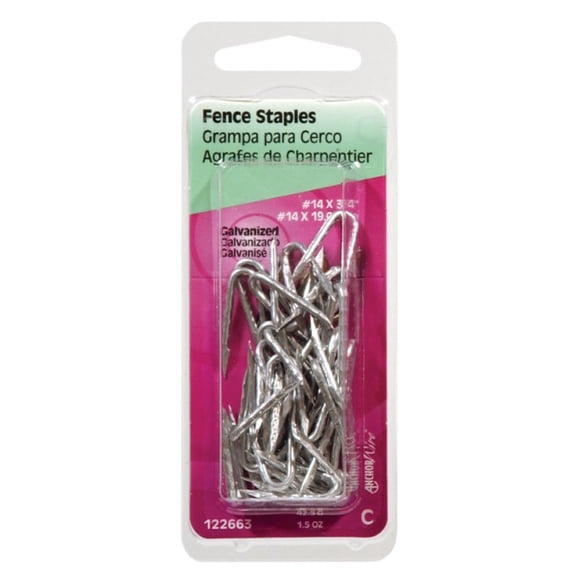 Hillman 122663 CD 1.25 Blued Fence Staples 0.75 in. - pack of 6