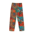thumbnail image 6 of Balery Mandala Colorful print Men's Pajama Pants,Ultra Lightweight Pjs,Lounge Pant-Small, 6 of 9