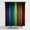 HB, variant on Colorful Rainbow Shower Curtain Modern Cute Striped Fabric Shower Curtain Set with Hooks Abstract Glass Texture and Vintage Stripe Art Decorative Bathroom Deco