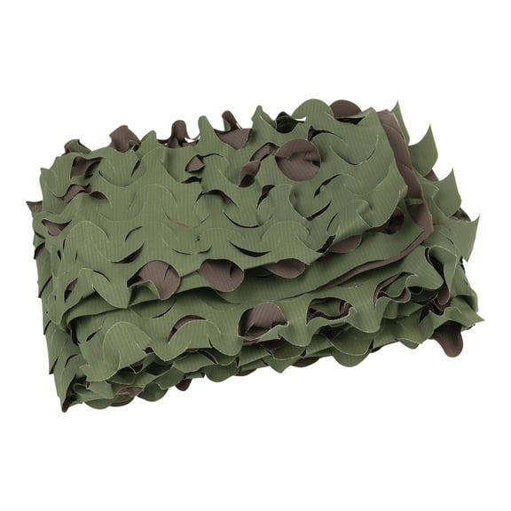Allen Company 3D Die-Cut Camo Material, 9.8’ x 58,” Olive Camouflage Netting Sheet, Unisex