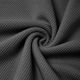 thumbnail image 6 of NEBWOAK Boys Casual Half Zip Pullover Hoodie, Waffle Knit Long Sleeve Sweatshirt with Arm Pocket,Dark Gray,Size 7-8T, 6 of 7