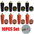 thumbnail image 1 of 16PCS TIG Welding Cable Panel Connector Socket Set Quick Fitting DKJ10-25, 1 of 8
