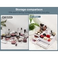 thumbnail image 5 of ONXE Organizador de maquillaje con cajones, organizador de encimera de gran capacidad para tocador, escritorio de baño y dormitorio, organizador de cosméticos para el cuidado de la piel, cepillos, som, 5 of 5