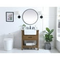 thumbnail image 6 of Elegant Decor Clement 30" Single Bathroom Vanity with Backsplash in Driftwood, 6 of 8