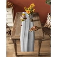 thumbnail image 4 of Gradient Water Ripple Table Runners 90 Inches Long, Cotton Linen Fabric Table Runner Dresser Scarf, Gray Geometric Abstract Modern Tablerunner for Party/Kitchen/Dinner/Wedding Decor 13''x90'', 4 of 7