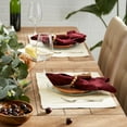 thumbnail image 3 of DII Ribbed Kitchen Placemat Set, Set of 6, 19"x13", 100% Cotton, Multiple Colors, 3 of 3