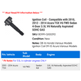 thumbnail image 2 of Ignition Coil - Compatible with 2010, 2012 - 2014 Acura TSX V6 FWD Sedan 4-Door 3.5L V6 Naturally Aspirated SOHC GAS 2011 2013, 2 of 2