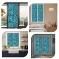 thumbnail image 7 of Teal Green Ocean Waves Window Privacy Film, Summer Sea Pool Static Cling UV Sun Blocking Heat Control Window Tint Day and Night, Non-Adhesive Reusable One Way Windows Privacy Cover 19.6''x39.3'', 7 of 7
