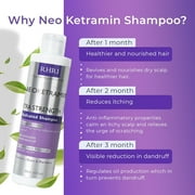 Anti -Fungal Shampoo - Anti-Dandruff Medicated Shampoo Dry Scalp Treatment - Soothes Itchy, Flaky, and Irritated Scalp - Paraben-Free, Sulphate-Free Massager Brush Bundle Set