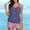Blue, variant on CALAFEBILA Women's Swimsuit Modest Tankini 2 Piece Summer 4th of July Seaside American Flag Graphic Independence Day Bathing Suits