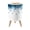 Color 1, variant on Small Trash Can with Lid Watercolor Starry Night Sky Hanging Stars 1.8 Gallon Dog Proof Trash Can Round Garbage Can Waste Bin Wastebasket for Bathroom Bedroom Living Room