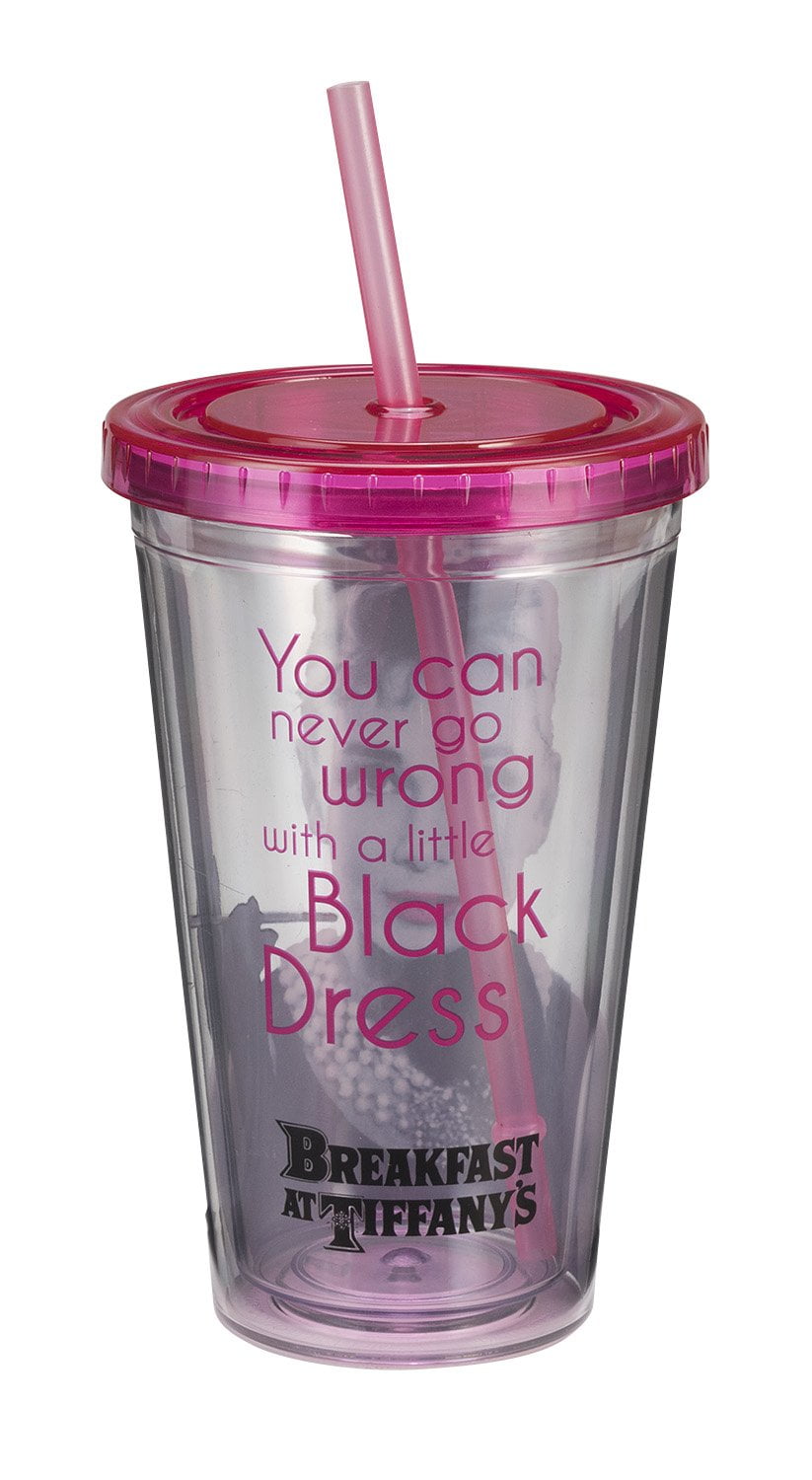 Audrey Hepburn 18 Oz Acrylic Travel Cup Black Dress (Vandor) - Walmart.com