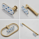thumbnail image 3 of Juego de 4 accesorios de baño ZHAOCHENG sin perforaciones toallero gancho para bata soporte para papel higiénico, 3 of 4