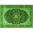 thumbnail image 1 of Ahgly Company Indoor Rectangle Medallion Green Traditional Area Rugs, 3' x 5', 1 of 1