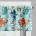 thumbnail image 3 of Ambesonne Pirates Valance Pack of 2, Cartoon Piracy Elements, 54"X12", Multicolor, 3 of 5