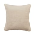 thumbnail image 6 of Lr Home Ivory Yakar Transitional Solid Chenille 20" x 20" Indoor Throw PIllow, 6 of 7