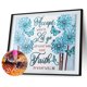 thumbnail image 2 of Parte Forma especial Kit de pintura de diamantes de imitación DIY 5D Resina Carta Flor Imagen FLhrweasw Nuevo, 2 of 9