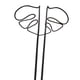 thumbnail image 1 of Enrejado de soporte reutilizable para plantas de interior con forma de Monstera, estaca de soporte portátil para plantas Negro, 1 of 7