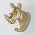 thumbnail image 3 of CSChome Animal Head Shape Wall Mounted Punch Free Non Slip Hook Multi Purpose Clothes Hat Towel and Key Hanger, 3 of 7