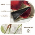 thumbnail image 5 of Cherry 5x7 Area Rugs for Living Room, Fruit Watercolor Vintage Wood Texture Non Slip Floor Mat Washable Low-Profile Indoor Carpet for Bedroom, Dining Room, Bathroom, 5 of 9