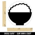 thumbnail image 2 of Bowl of Rice Self-Inking Rubber Stamp Ink Stamper - Black Ink - Mini 1/2 Inch, 2 of 7