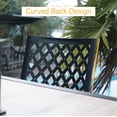 thumbnail image 5 of Sophia & William 7 Pieces Metal Patio Dining Set Outdoor Furniture Set with Umbrella Hole, 5 of 10