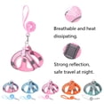 thumbnail image 2 of Reflective dog collar Durable dog collar mesh Breathable Vest Style Braces and Lead Rope Adjustable Dog Chest Back Set (Pink), 2 of 7