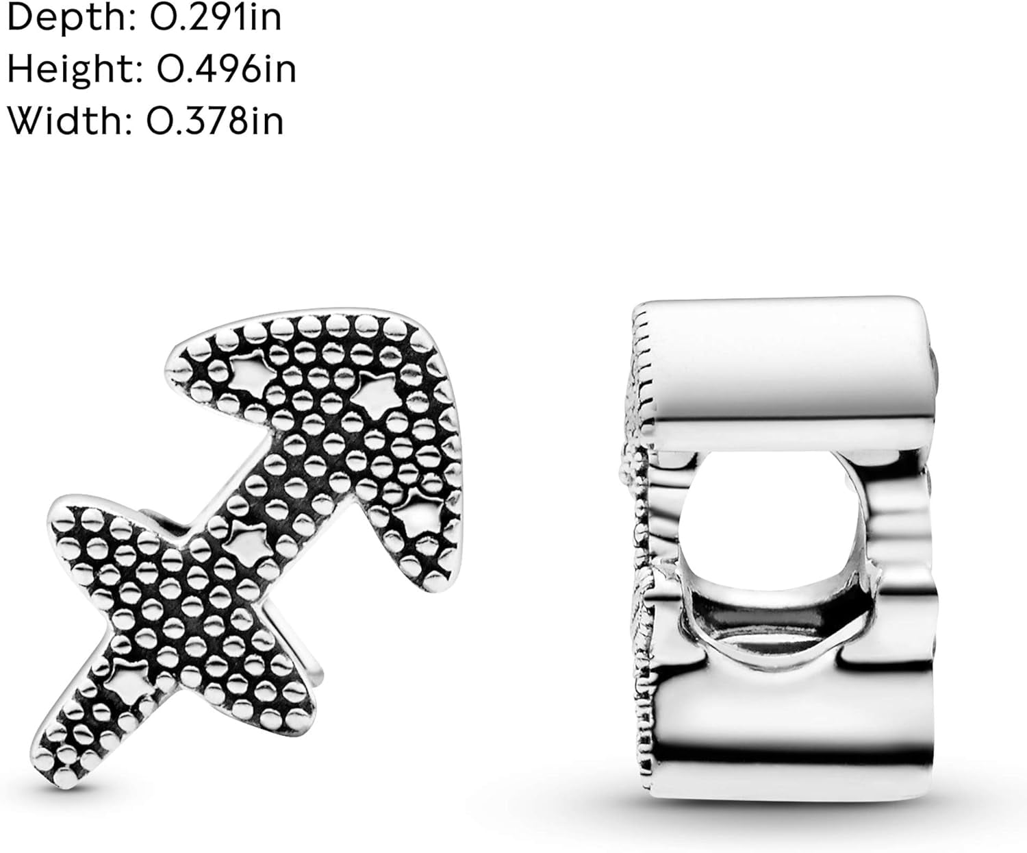 Pandora Sparkling Sagittarius Zodiac Charm