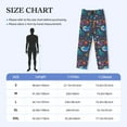 thumbnail image 4 of Pofeuu Marine Inhabitants Print Men's Pajama Pants, Soft Lounge Pajama Pants with big pockets for Men Plaid Pj Bottoms-Medium, 4 of 6