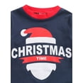 thumbnail image 4 of Qiylii Baby Christmas Outfit Long Sleeve Sweatshirt + Color Block Trousers, 4 of 7